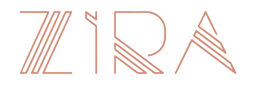 ZIRA logo Rose compleet